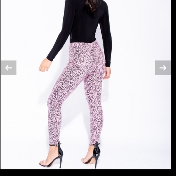 Parisian: Leopard Jeggings - Picture 2 of 4
